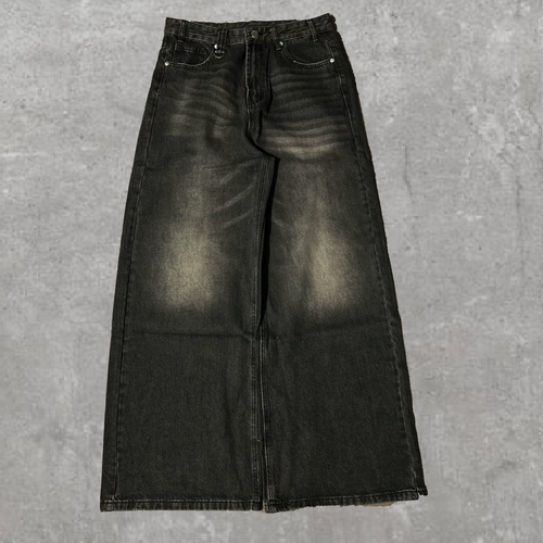 Faded Black Denim