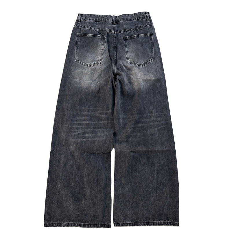 Faded Black Denim